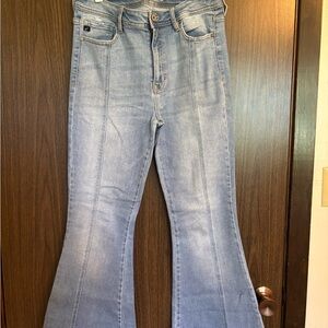 KanCan Women's Light Blue Flared Jeans